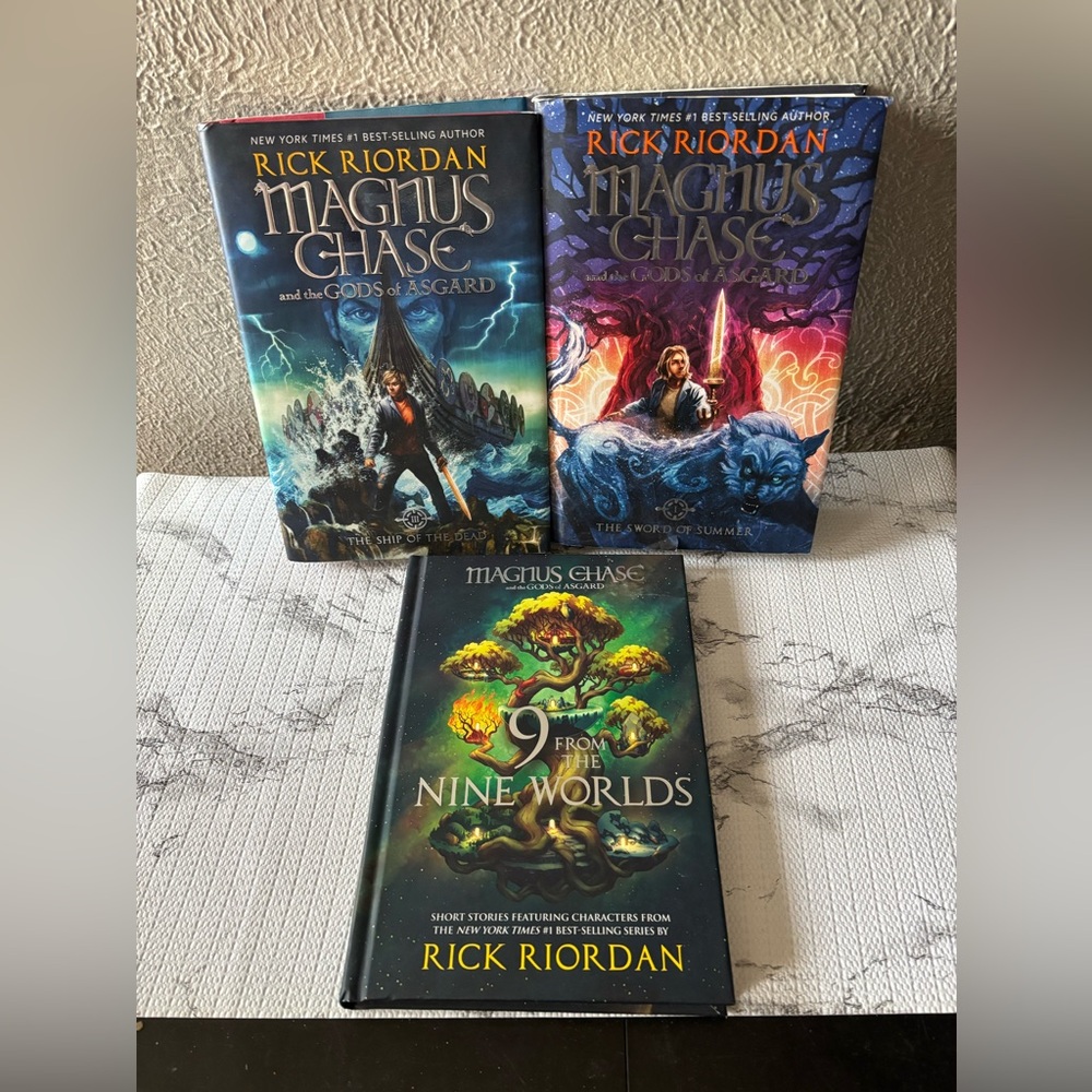 Disney Magnus Chase Book Set by Rick Riordan Best Selling